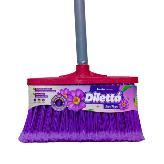 Escoba Eco Lar - Cerdas Resistentes (1002 Lila G)
