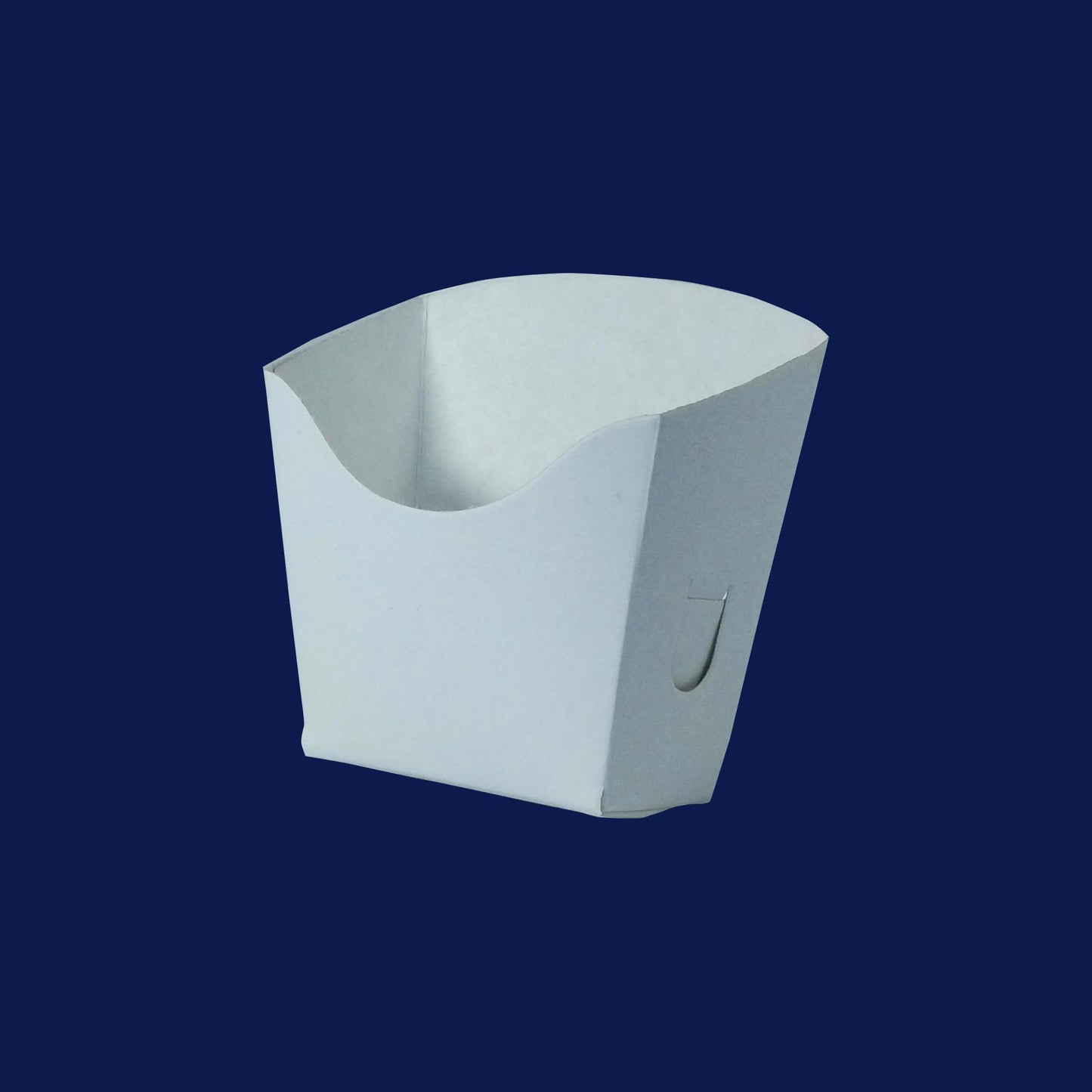 Caja para Papa Frita (Kraft Blanco - Tamaño M) 1x50