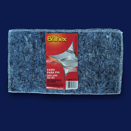 Trapo Franela p/ pileta Gris 1 Unidad - 28x30cm