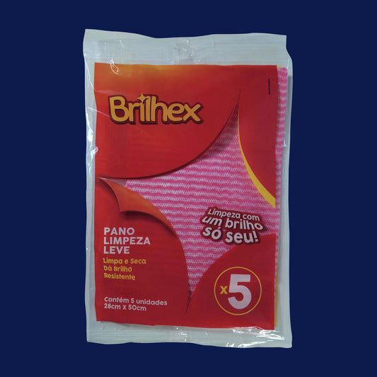 Trapo Franela de Limpieza Rojo 5x1 - 28x50cm