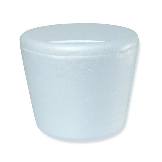 Pote para Helado Cónico - Isopor con Tapa ½ Kg (PQT con 20 Unidad)