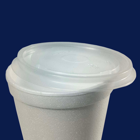 Tapa para Vaso Transparente 240ml - PQT Con 25 Unidad