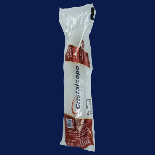 Vaso Plástico Desechable 440ML Transparente – PQT con 50 unidad