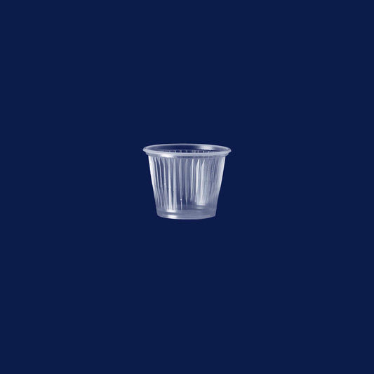 Vaso Plástico PS 50ML Transparente – PQT con 100 unidad