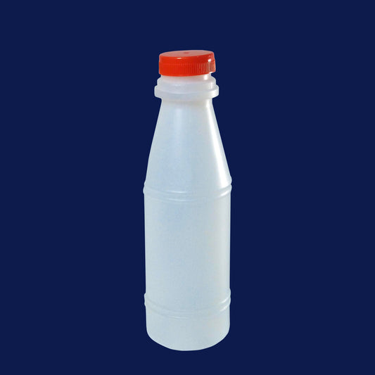 Botella p/ Bebidas Color Blanco Lechoso 250cc