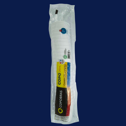 Vaso de EPS BLANCO 240ml (25 Unidad)