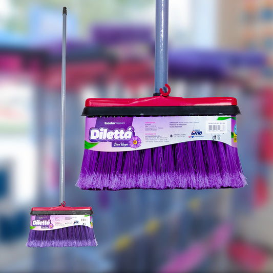Escoba Plus Lar Cerdas Resistentes 1003 Lila G